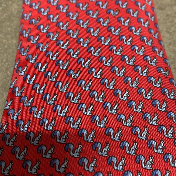 BNWOT Authentic Hermes Chicken and Squirrel Tie - Picture 4 of 4